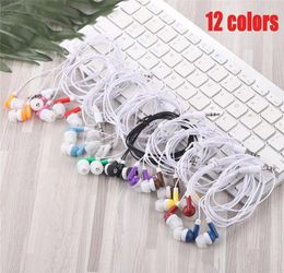 Low Cost Earbuds Whole Disposable Earphones Headphones for Theatre Museum School libraryelHospital Gift 12 Colors7044769