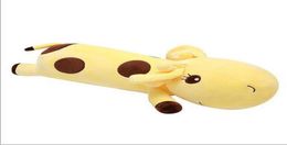 Colourful giraffe plush kids toys stuffed animals 6colors children039s pillow birthday presents Soft pillow Christmas gifts3281422