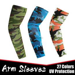 Arm Leg Warmers Protective Gear 1Pair Outdoor Cycling Ice Silk Sleeves Unisex Sports Sun UV Protection Cuff Cover Breathable Driving Fishing YQ240106