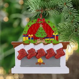 Decorations Maxora Personalised Fireplace stocking Family Christmas Ornaments Home Decoration,Used for Family and Friends gift, New Year Gift