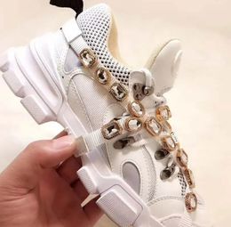 top quality Casual Shoes new fashion brand men women shoes designer sneakers casual with crystal woman man boy girl lady shoe