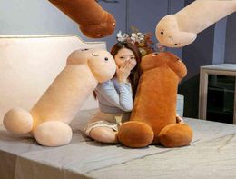 100CM Cute Long Penis Plush Toys Pillow Sexy Soft Toys Stuffed Funny Cushion Simulation Lovely Doll kawaii Gifts for Girlfriend Y27923844