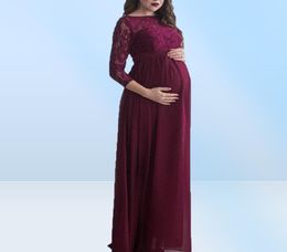woman sexey Lace Maternity Dresses Maternity Pography Props Pregnancy Dress Maxi Pography Po Pregnant Mommy Maternity Clo3084296