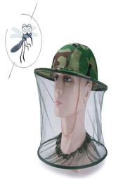 Camouflage Beekeeping Beekeeper Antimosquito Bee Bug Insect Fly Mask Cap Hat with Head Net Mesh Face Protection Outdoor Fishing E8586643