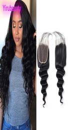 Peruvian Loose Deep 4X4 Lace Closure With Baby Hair Natural Colour Virgin Human Hair Top Closures 4 By 49756508