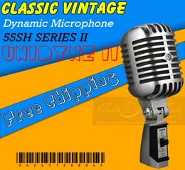 Professional Wired Dynamic Vintage Microphone Studio Mic For KTV DJ Karaoke Recording Microphone Stage Retro Microfone Microfono9722058