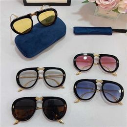 15% OFF Sunglasses New High Quality family's new diamond toad-shaped foldable Dili Hot Bar sunglasses gg0307