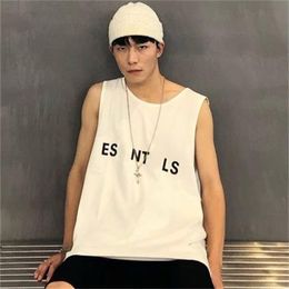 America Summer Mens Womans Sleeveless T Shirts Designer Breathable 100% Cotton Brand Correct Letter Graphic Print High Quality Street Casual comfortable