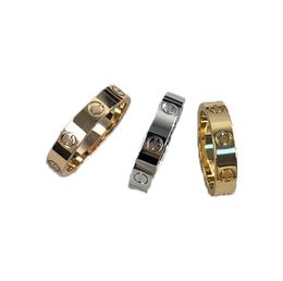 18K 36mm love ring V gold material will never fade narrow ring without diamonds luxury brand official reproductions With counter 2998849