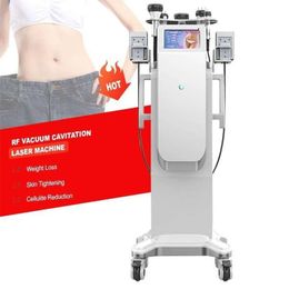 6 in 1 Cavitation System 40Khz Cellulite Dissolving Excrescence Removal Risk-free Slimming RF Vacuum Wrinkle Reduction Skin Whitening Device