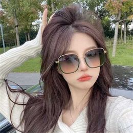 12% OFF New High Quality Xiaoxiangjia CH6189 Tiktok net red same large frame ins style Sunglasses women's versatile optical glasses