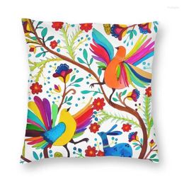 Pillow Mexican Otomi Flowers Amate Covers Bedroom Decoration Cute Mexico Textile Outdoor S Cover Square Pillowcase