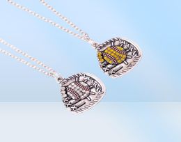 ZO2 zinc alloy crystals Baseball or Softball Ball and Glove Pendant with wheat link /leather rope/ chain lobster clasp necklace2296662