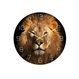 Wall Clocks 1 Pc Clock Mute Creative Round Room