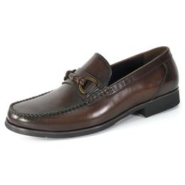 Fashion Top Layer Genuine Leather Slip on Loafers Breathable Moccasins Driving Design Casual Shoes for Men 240106