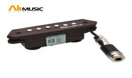 Skysonic Passive Acoustic Guitar Sound hole Pickup Humbucker A810 Clear Sound with Tone and Volume Control Natural wood finish3791707