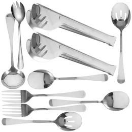 Dinnerware Sets 1 Set Of Stainless Steel Utensils Portable Travel Reusable Cutlery