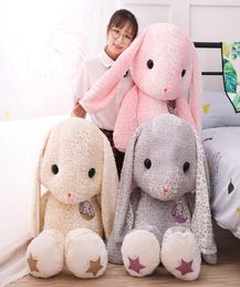 295inch 75cm big long ears rabbit plush Toy animals stuffed bunny soft toys baby kids sleep toys birthday Christmas gifts3140142