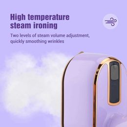 Other Health Appliances 100ml Water Tank Mini Garment Steamer Steam Iron Handheld Portable Home Travelling For Clothes Ironing Wet Dry Ironing Machine J240106