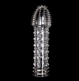 Penis Enhancer Crystal Penis Sleeves Penis Extensions Cock Enlarger Extender Extensions Great Sexy Toy for Men Adult Sex Toys2637160