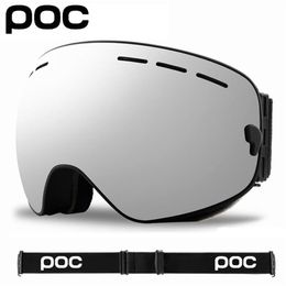 Sunglasses Double layers anti-fog POC Goggles Sci Glasses Brand New Men Women Cycle Sunglasses Mtb Googles Eyewear249Q