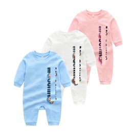 100% cotton baby Romper boy girl kids designer brand Newborn baby clothes long sleeves jumpsuit