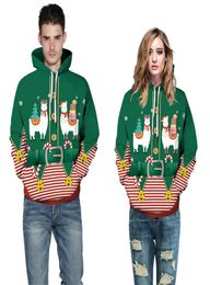 2020 Popular Christmas Giraffe Digital Print Parentchild Casual Sweater European And American Large Sports Baseball Uniform3822812