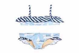 2018 twopieces kid baby girls lama animal swimsuits girl swimwear striped blue swimsuit bathing suit summer swimming kids clothin7614170