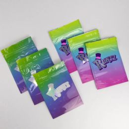 wholesale 3.5g Runtz Mylar Bags Smell Proof Packaging Bags with Child Proof Zip Lock Bags Poly Bags BJ