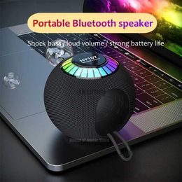 Portable Speakers Outdoor Waterproof Bluetooth Speakers Wireless Portable Mini Travel Sound with RGB Lamp Subwoofer For Home Outdoor Party Camping YQ240106