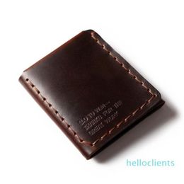 Genuine Leather Wallet Men The Secret Life Of Walter Mitty Cow Leather Wallet Vintage Crazy Horse Handmade Wallet J190718234c