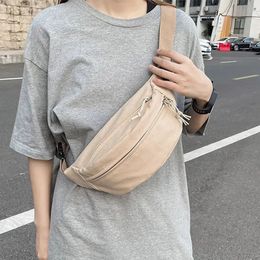 Street style Waist Bag Hip pack Woman Nylon Fanny pack Fashion Shoulder Crossbody Chest Bags Unisex Hip hop Belt Bag Waist packs 240106