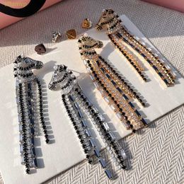 3ikd Designer Luxury Jewellery Bvlger Bhome Stud Creative Personalised Three Dimensional Zebra Head Tassels Fashionable Sparkling Diamonds and High Grade Earrings