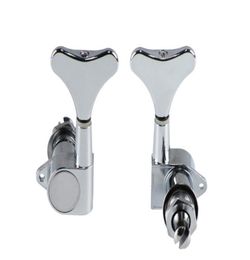 High Quality Electric Bass Sealed Knob Locking Tuning Pegs Tuner Machine Head for Bass Chrome2081021