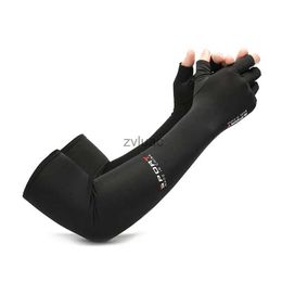 Arm Leg Warmers Protective Gear Sunscreen Ice Cool Sleeves Lengthened Outdoor Cycling Running Sport UV Protection Cover YQ240106