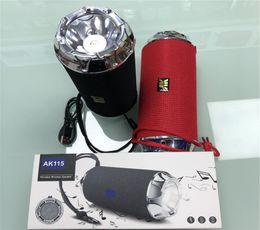 sperkers AK115 Bluetooth Speaker Wireless Car Portable mini MP3 Super Bass Call Receive With FM Flashligt Function7035654