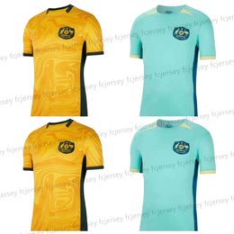 23 24 Australia Soccer Jersey National team SOUTTAR METCALFE GENREAU BOYLE CIRCATI MCGREE AGOSTINO SIERA Home Away Football Shirt maillot de foot kits