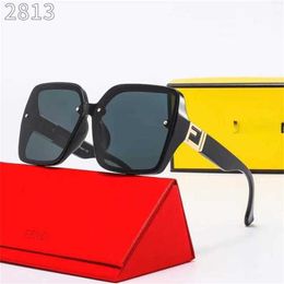 12% OFF Wholesale of new classic f big square sunglasses fashion glasses anti ultraviolet Sunglasses sun visors