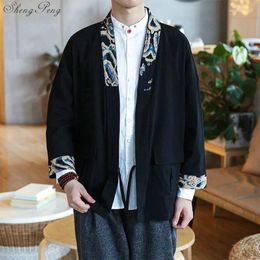 Ethnic Clothing Traditional Chinese Male Clothes Men Style Qipao Top Oriental Q596
