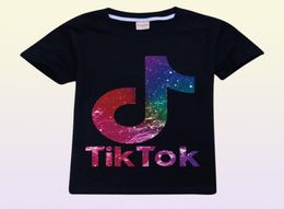 Douyin 12 Colour app Short-Sleeved T-Shirt Cotton tshirt Kids Clothes Kids Tops Boy/Girl Tees Tik Tok Kids t shirt8592968