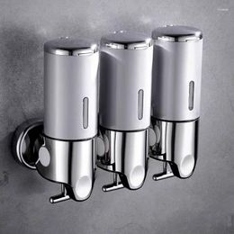 Liquid Soap Dispenser 500ml El Wall Mounted Manual Dispensers Double/triple Shampoo Gel Container Bathroom Accessories