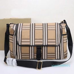 2024 Shoulder Messenger Bag Large Handbags Larges Capacity Canvas Genuine Lea