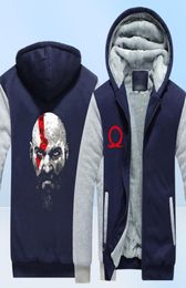 winter Hoodies God Of War Kratos Graphic Men women Warm autumn clothes sweatshirts Zipper jacket fleece hoodie7563913