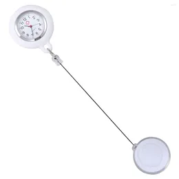 Pocket Watches Fob Watch Retractable Second Hand Nurses Digital Clip Lapel Portable Doctors Women