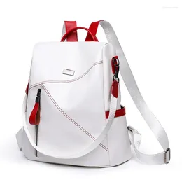 School Bags Fashion Women's Backpack Soft Leather PU Outdoor Travel One Shoulder Dual Purpose Casual Burglar Bag Women Backpacks