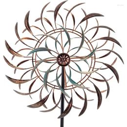 Garden Decorations VEWOGARDEN Large Outdoor Metal Wind Spinners 360 Degrees Swivel Sculpture Yard Art Decor For Patio