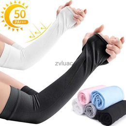 Arm Leg Warmers Sleevelet Sleeves Outdoors Cycling UV Protection Covers Summer Ice Silk Sunscreen Oversleeves For Men Women Skin Fashion Warmer YQ240106