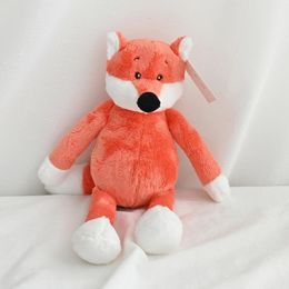 Cute Cartoon Animals Fox Sheep Plush Toys Home Decor Baby Sleep Accompany Stuffed Soft Doll Children Birthday Gifts 240106