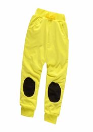 Fashion Baby Boys Girls Cotton Pants Spring Summer Children Patch Sweatpants Toddler Casual Trousers Kids Clothes 15 Years LJ20081682233