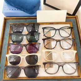 58% High Quality Family's New Online Red Individualized Fashion Sunglasses Men's Versatile Japanese and Korean Ins Style Women's Eyeglasses Frame GG1158SK